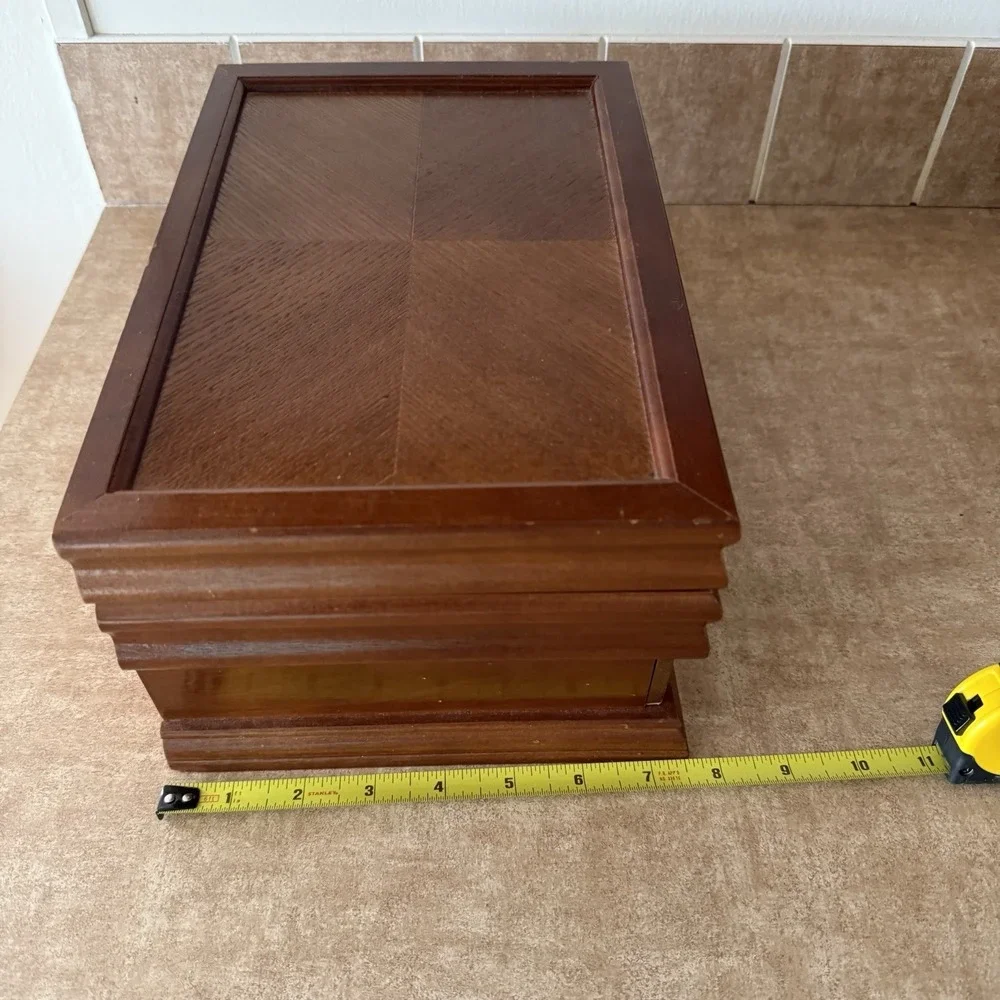 Vintage Rosalco Commodore Collection Jewelry Box Chest w/ Drawers 1987 - Picture 6 of 6